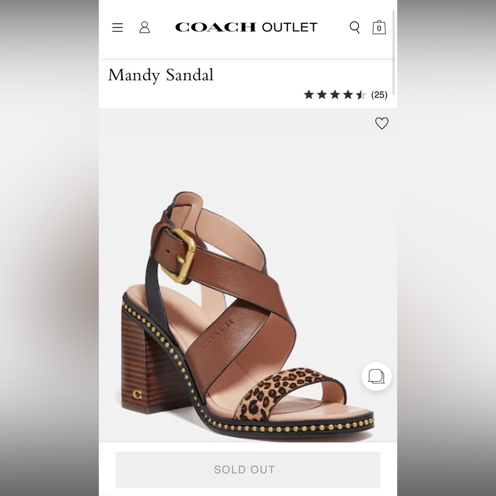 COACH Mandy Sandal